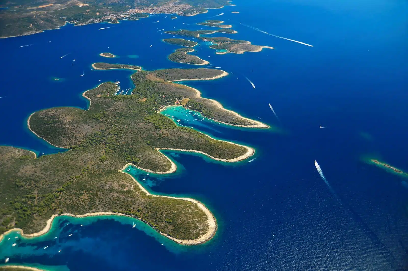 Pakleni islands on the Blue cave tour