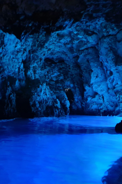 Blue Cave Tour From Brač 8 Interieur of the Blue Cave