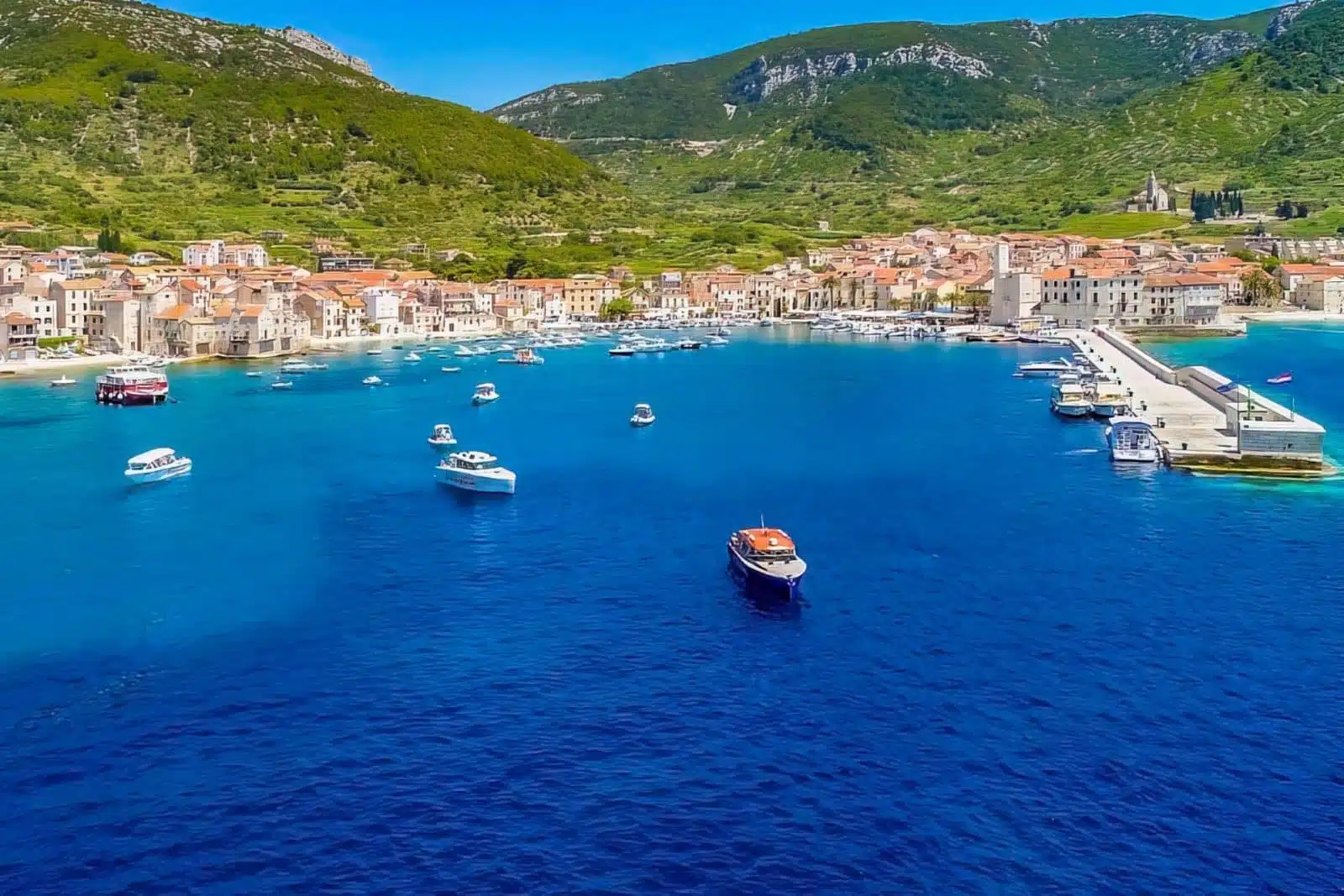 Komiza on Vis island