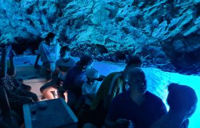 Interier of the Blue Cave