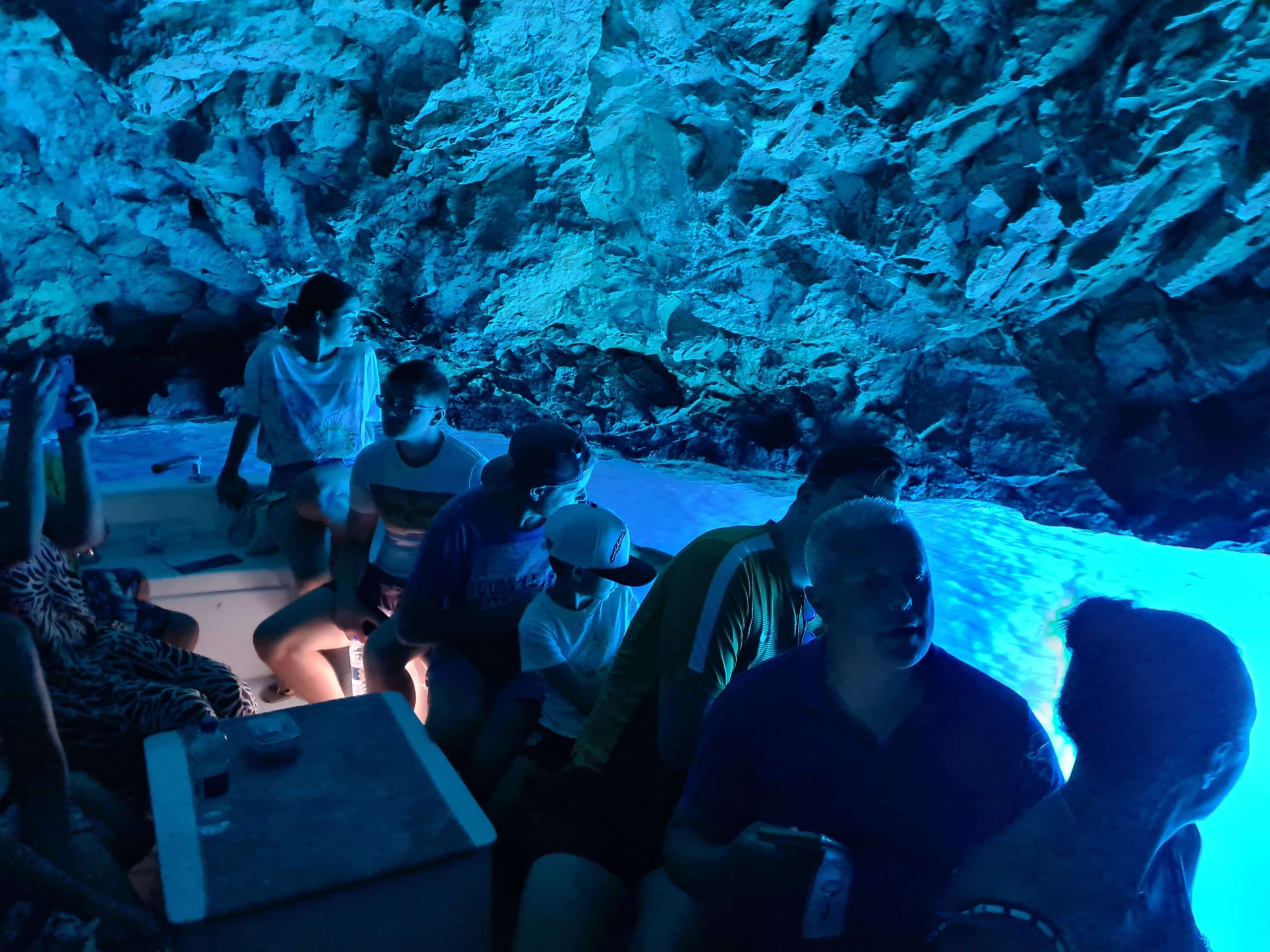 Interier of the Blue Cave