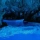 Interior of the Blue Cave in Croatia